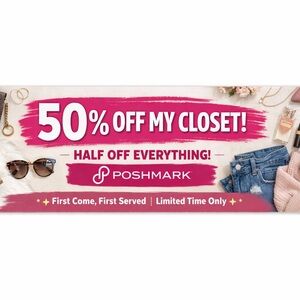 Make me a half price offer on anything and I will accept!!